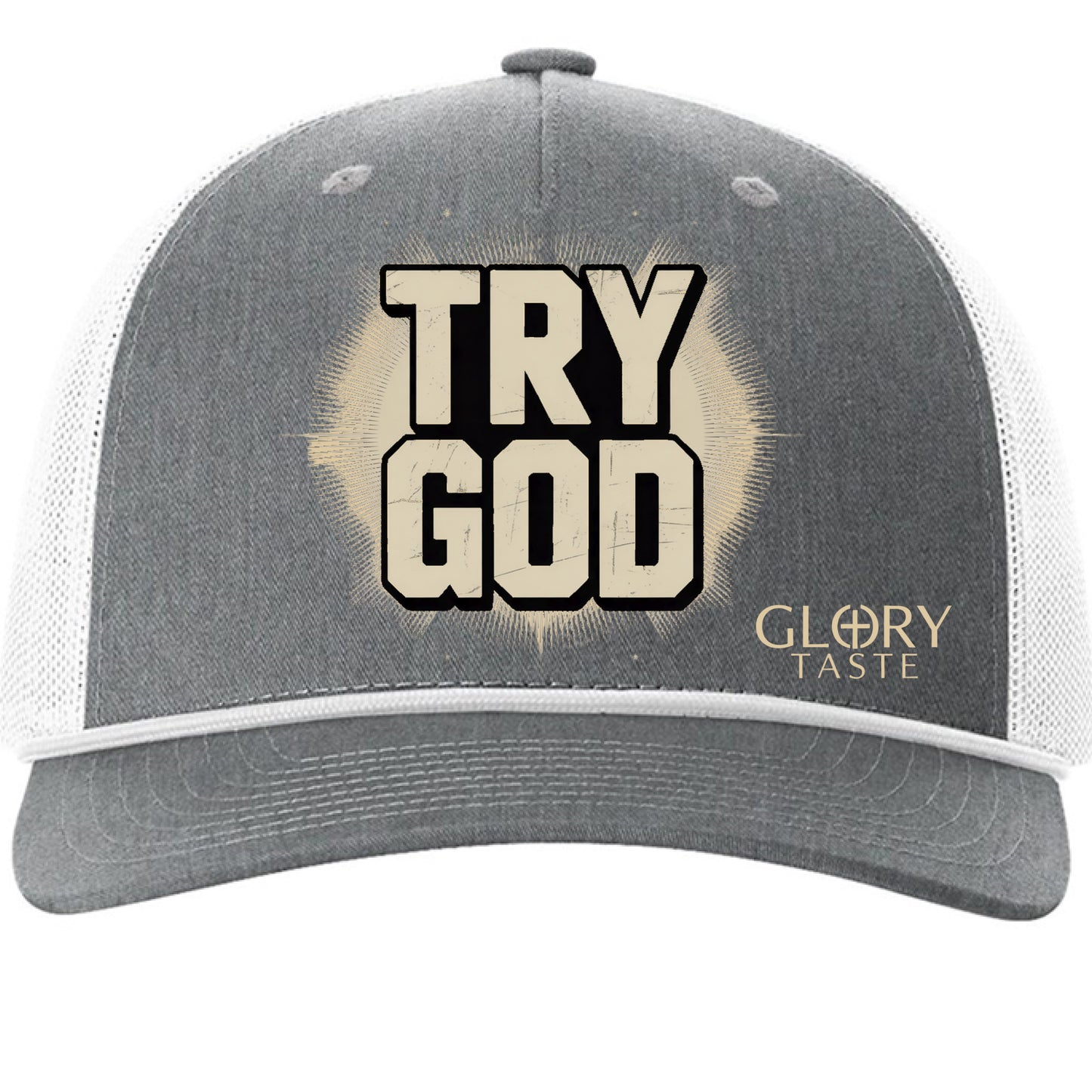 Heather Grey/ White - FRONT