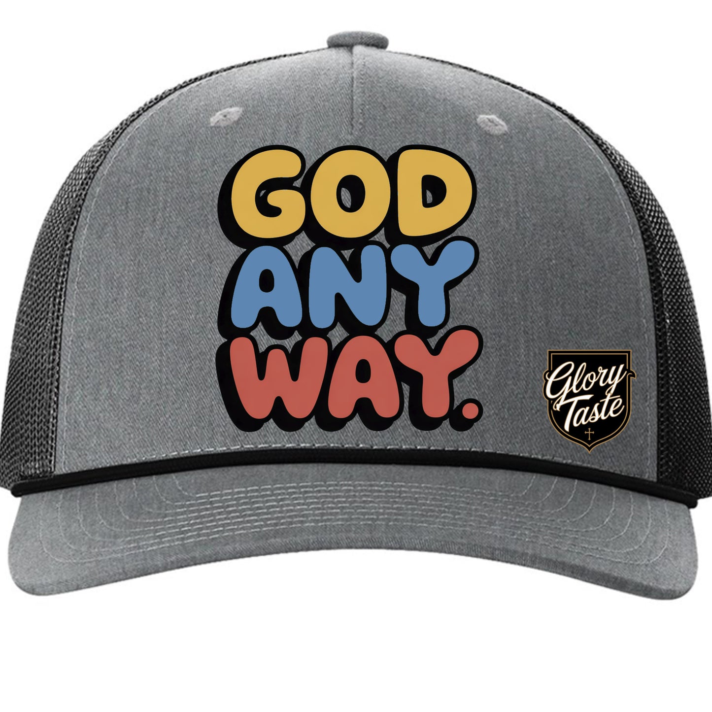 Heather Grey/ Black - FRONT