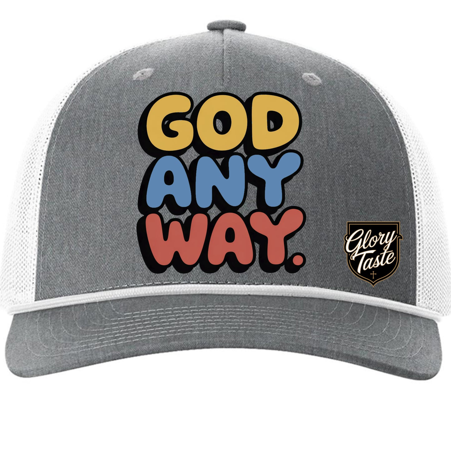 Heather Grey/ White - FRONT
