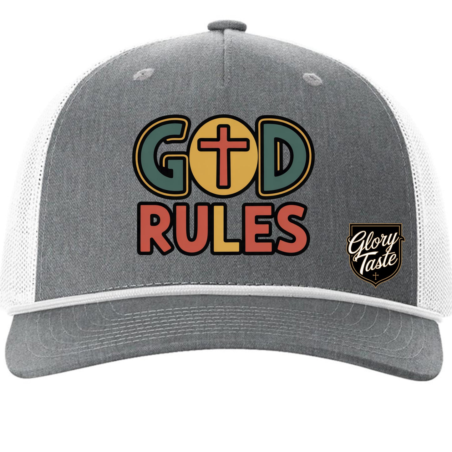 Heather Grey/ White - FRONT