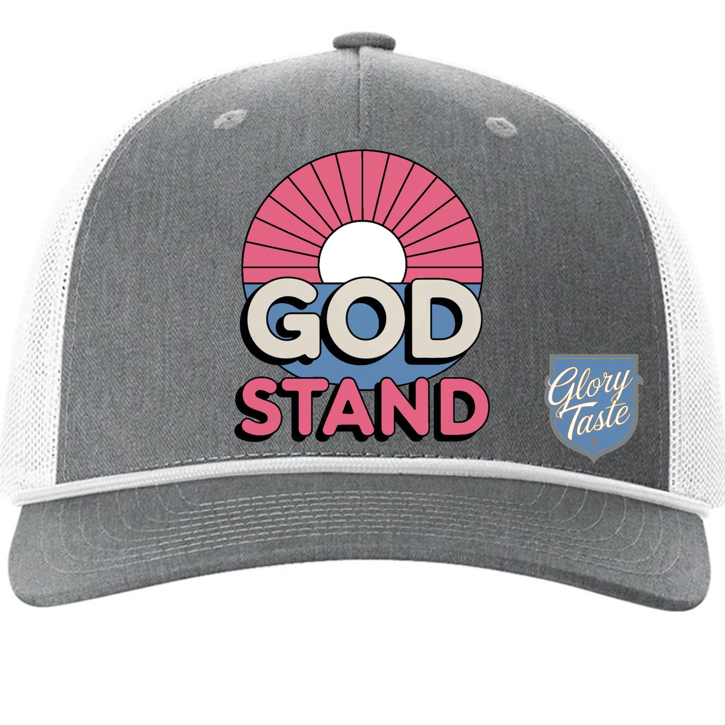 Heather Grey/ White - FRONT