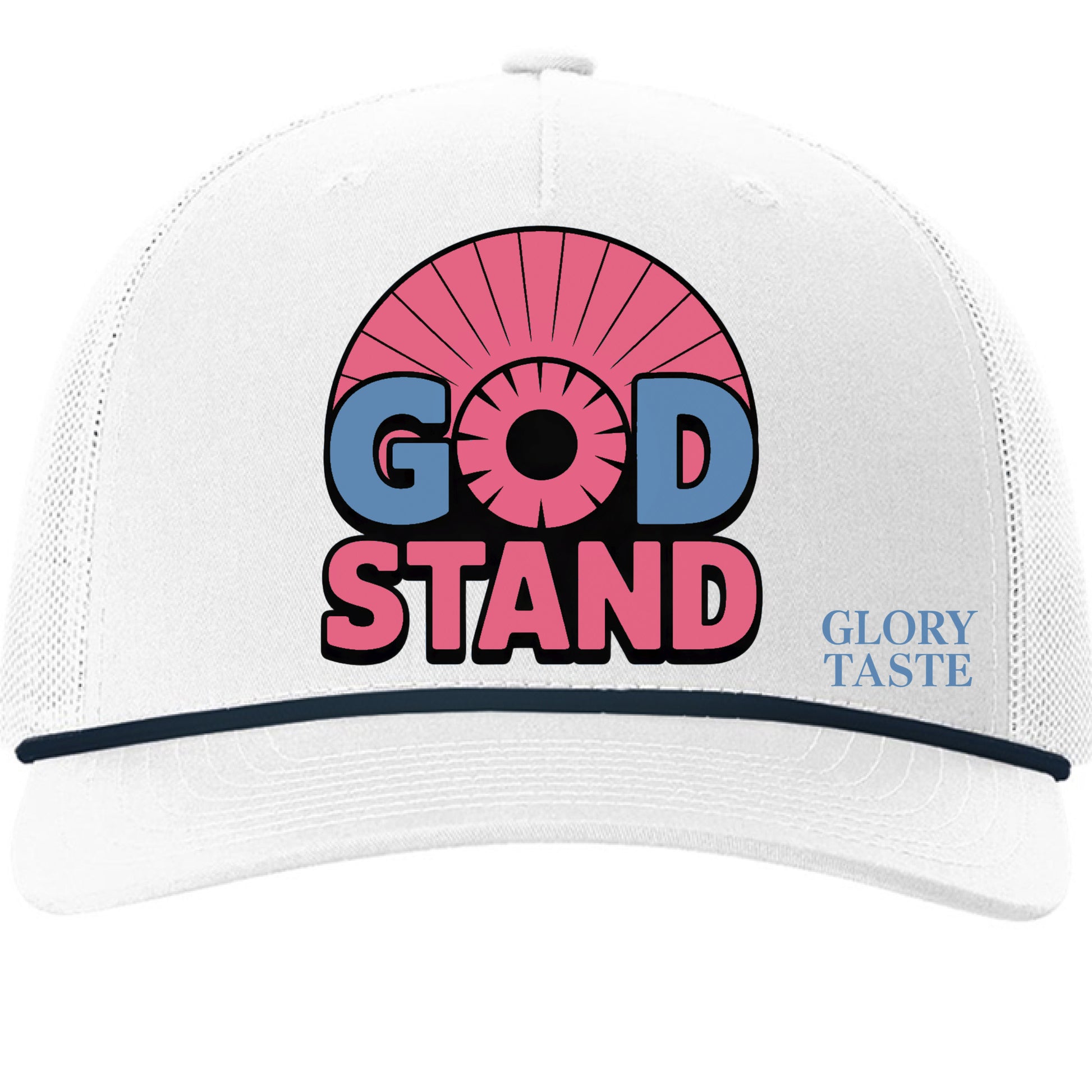 White/ Navy - FRONT