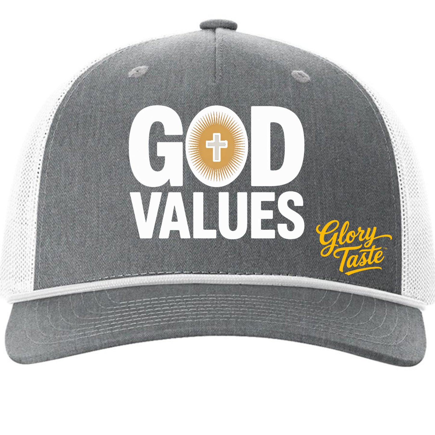 Heather Grey/ White - FRONT