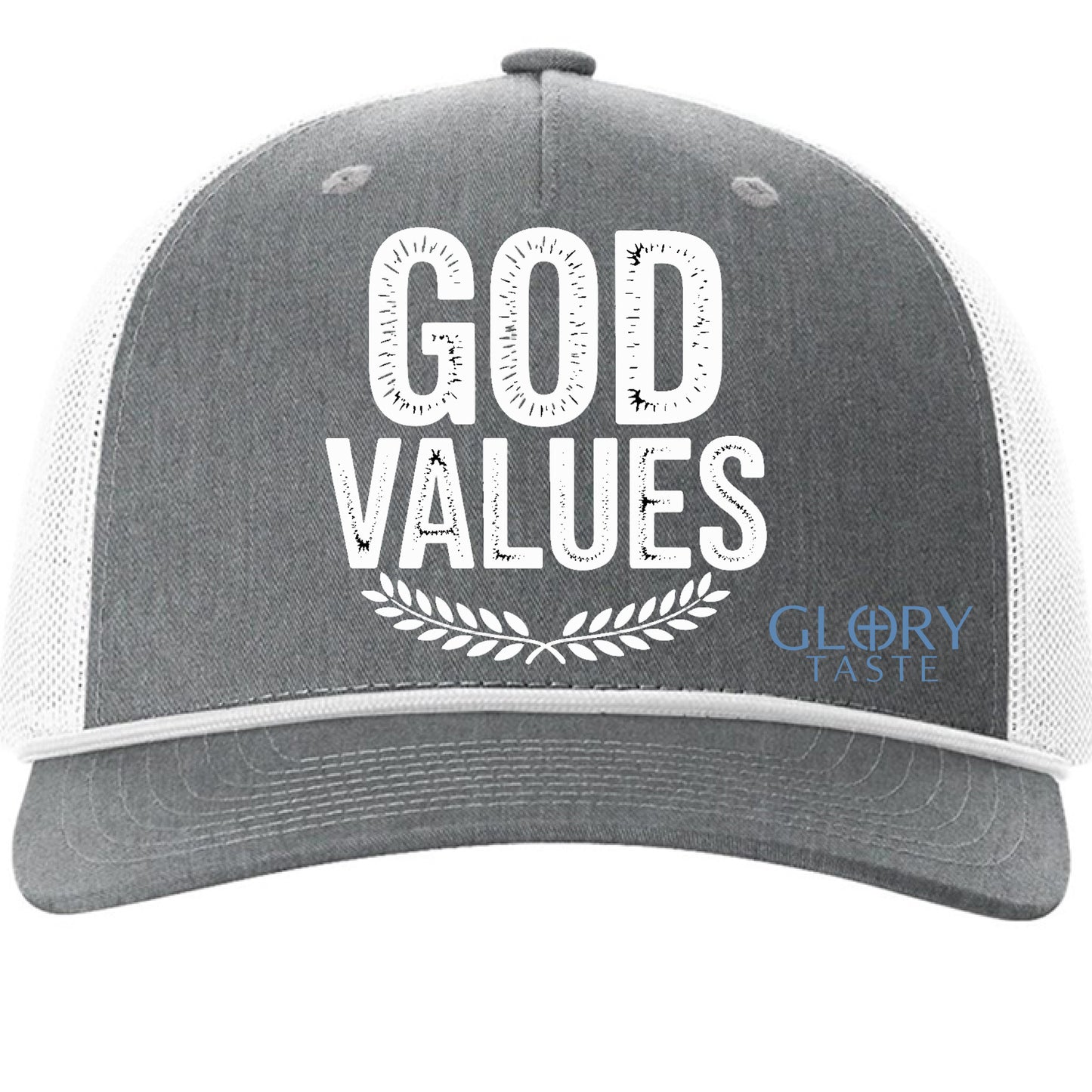 Heather Grey/ White - FRONT
