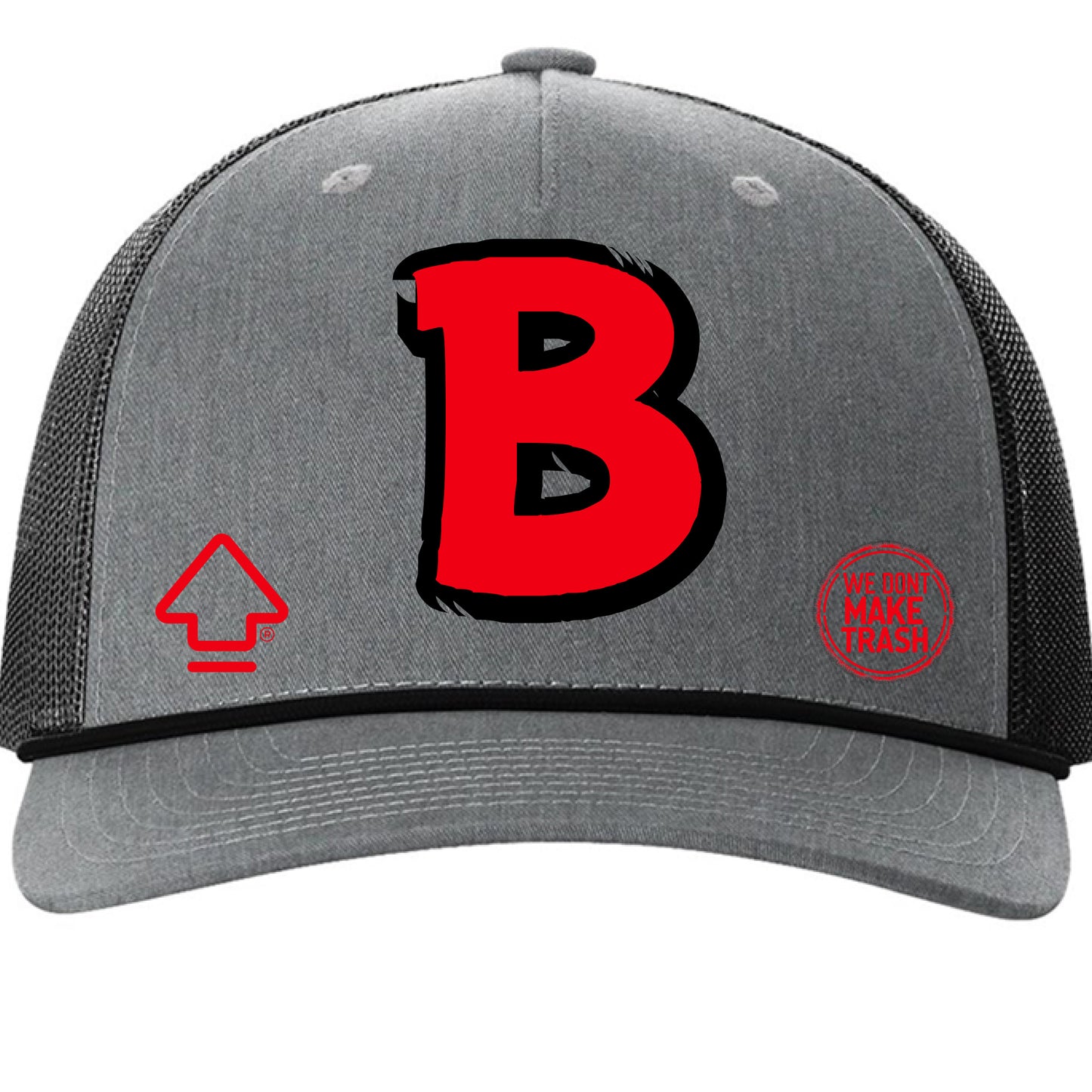 Heather Grey/ Black - FRONT