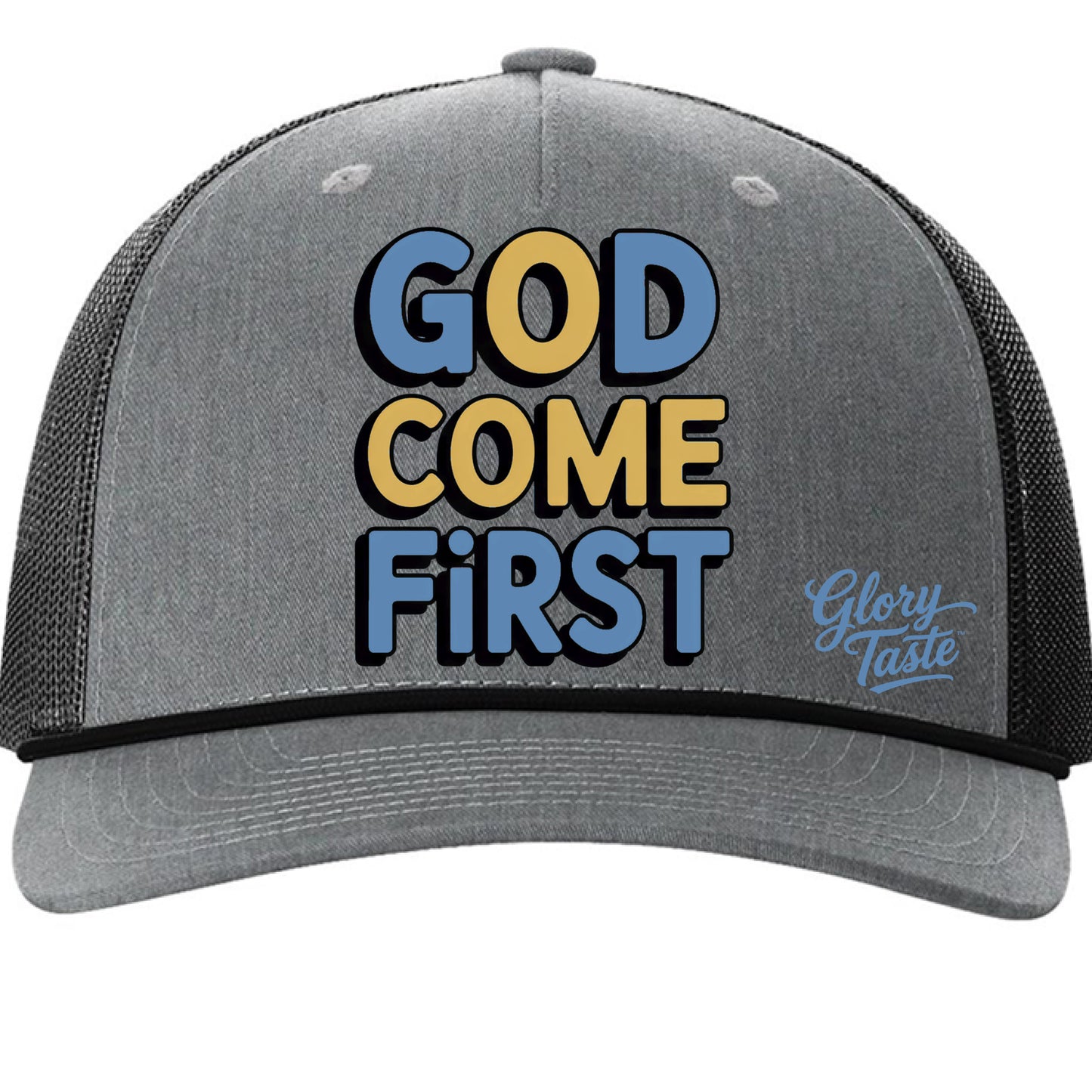 Heather Grey/ Black - FRONT
