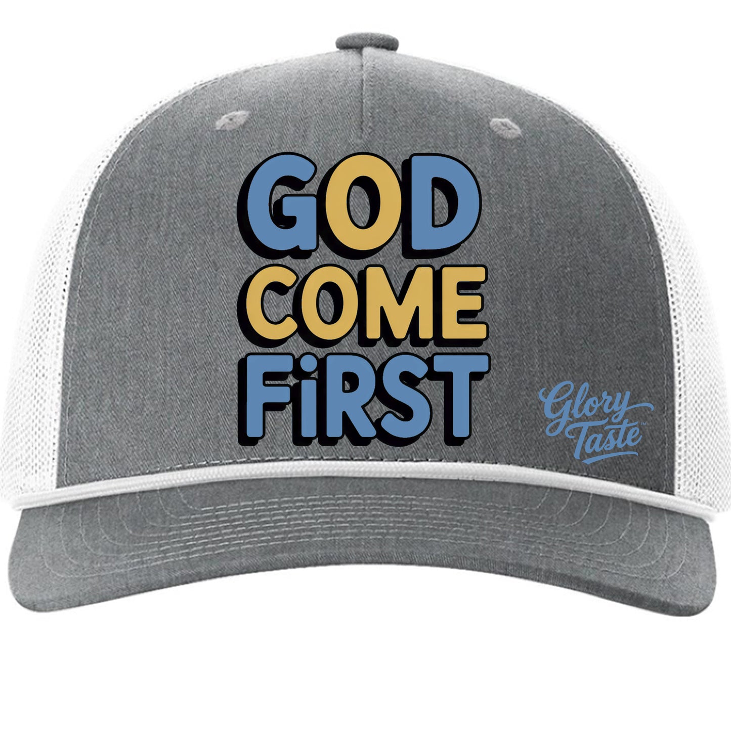 Heather Grey/ White - FRONT