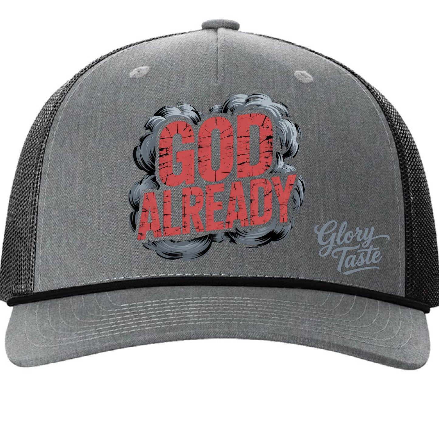 Heather Grey/ Black - FRONT