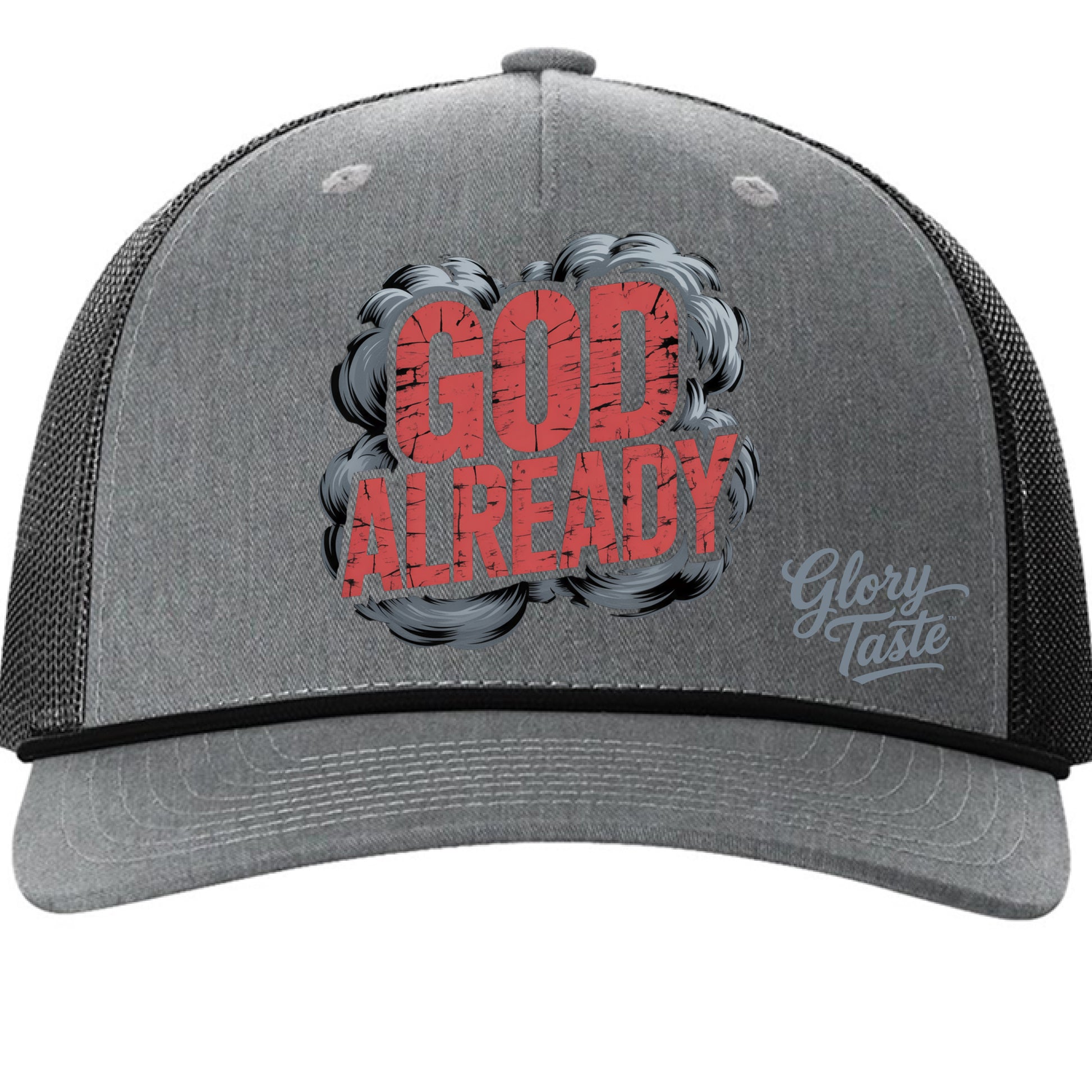 Heather Grey/ Black - FRONT