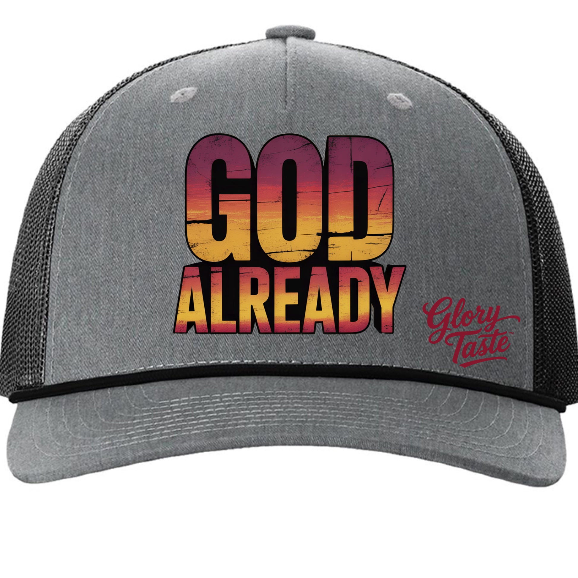 Heather Grey/ Black - FRONT