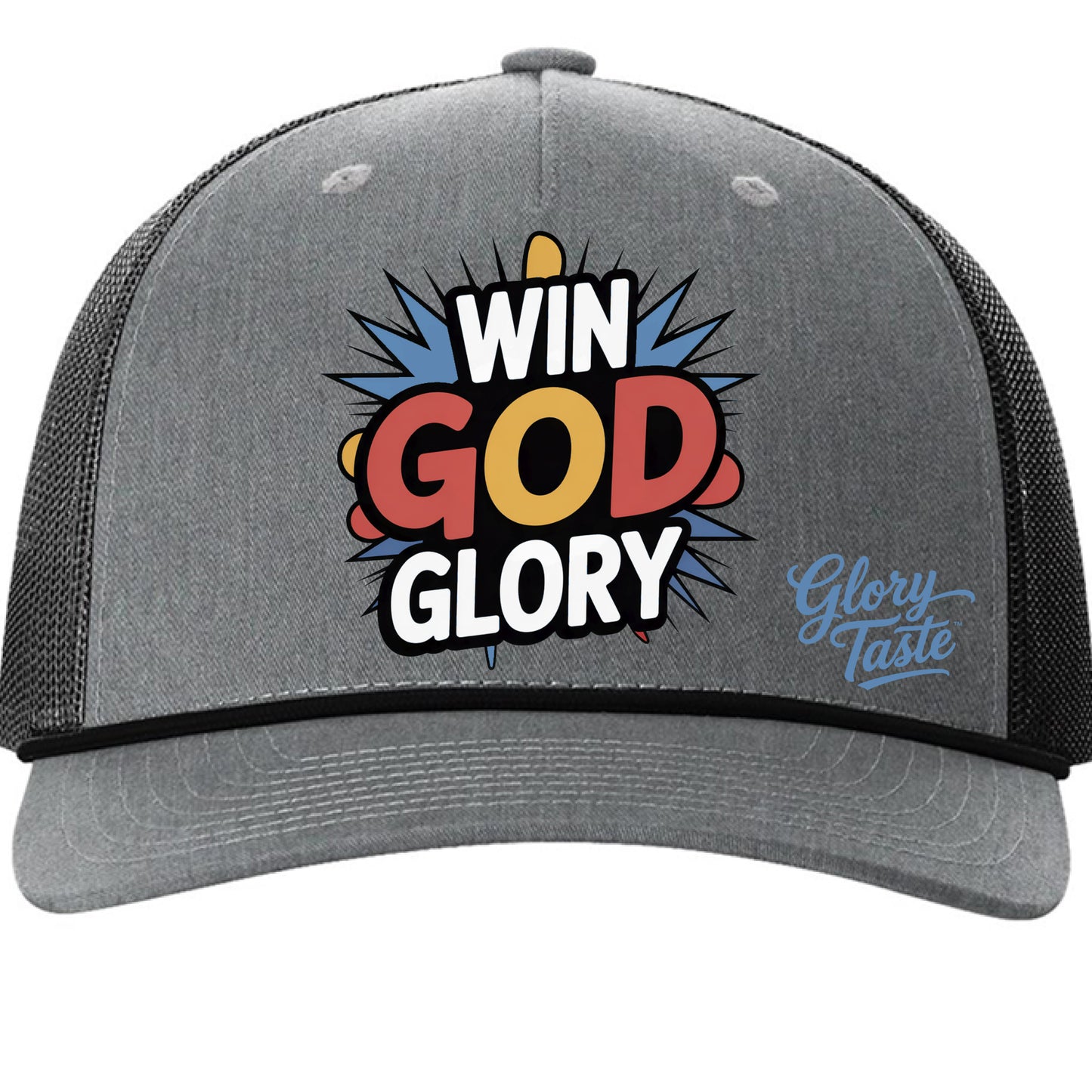 Heather Grey/ Black - FRONT