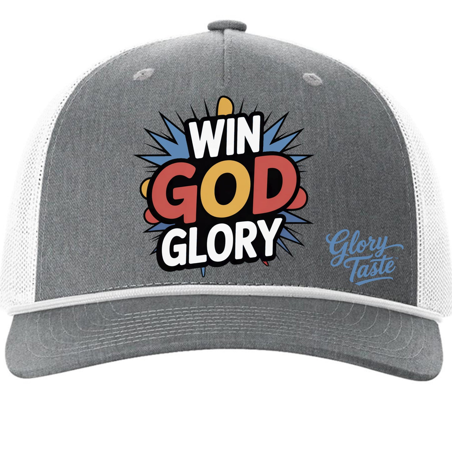 Heather Grey/ White - FRONT