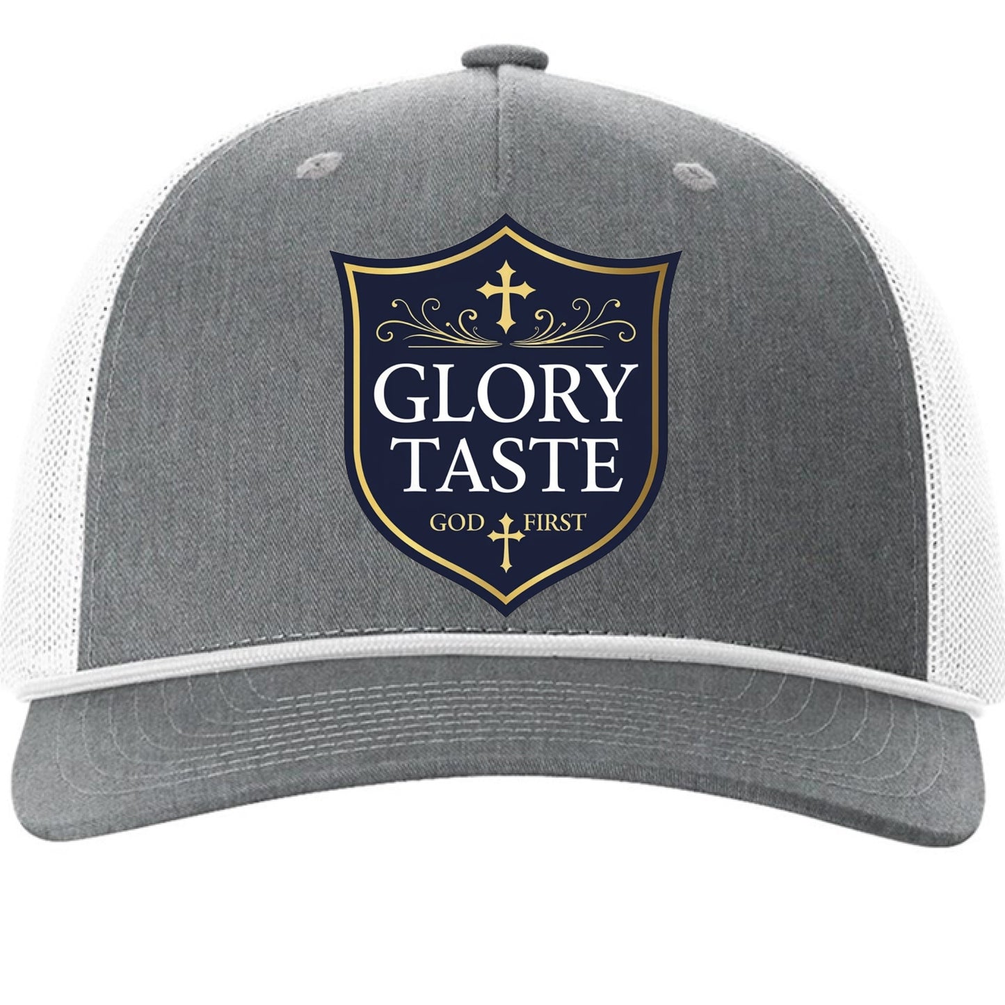 Heather Grey/ White - FRONT