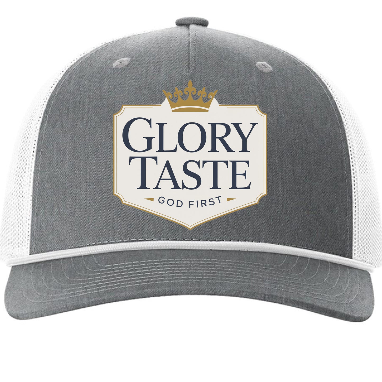 Heather Grey/ White - FRONT