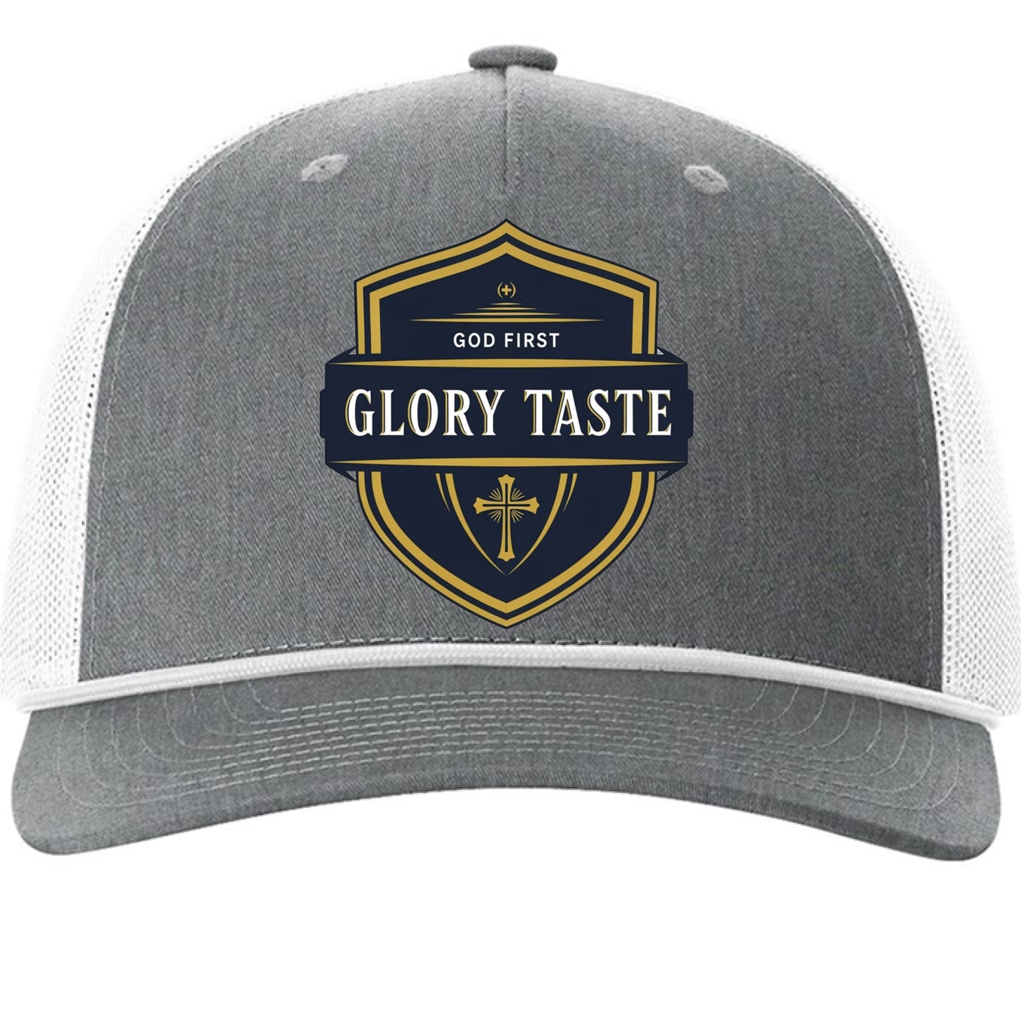 Heather Grey/ White - FRONT