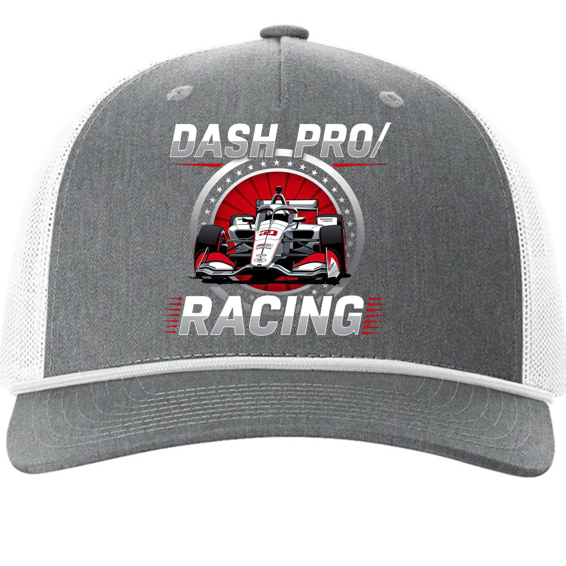 Heather Grey/ White - FRONT