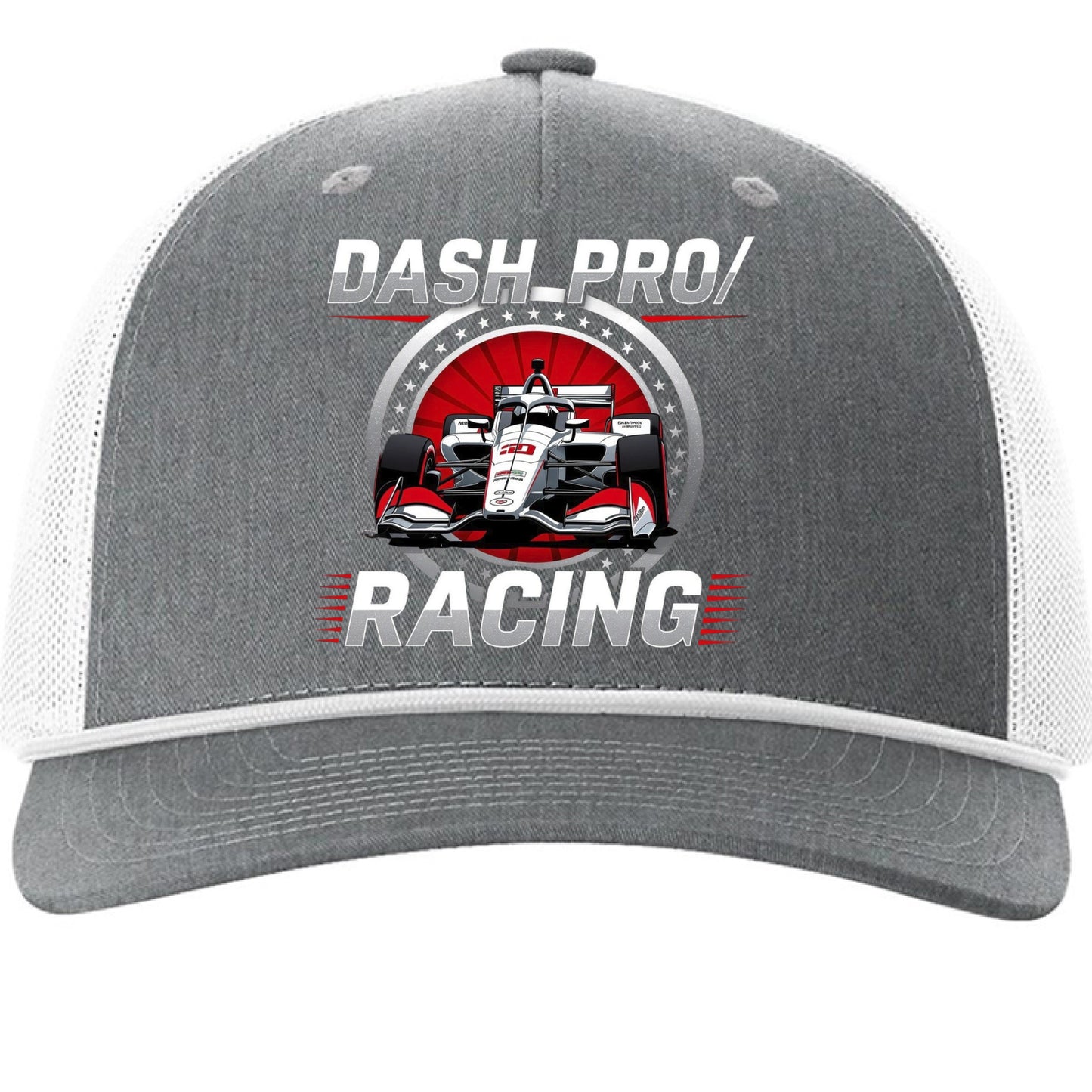 Heather Grey/ White - FRONT