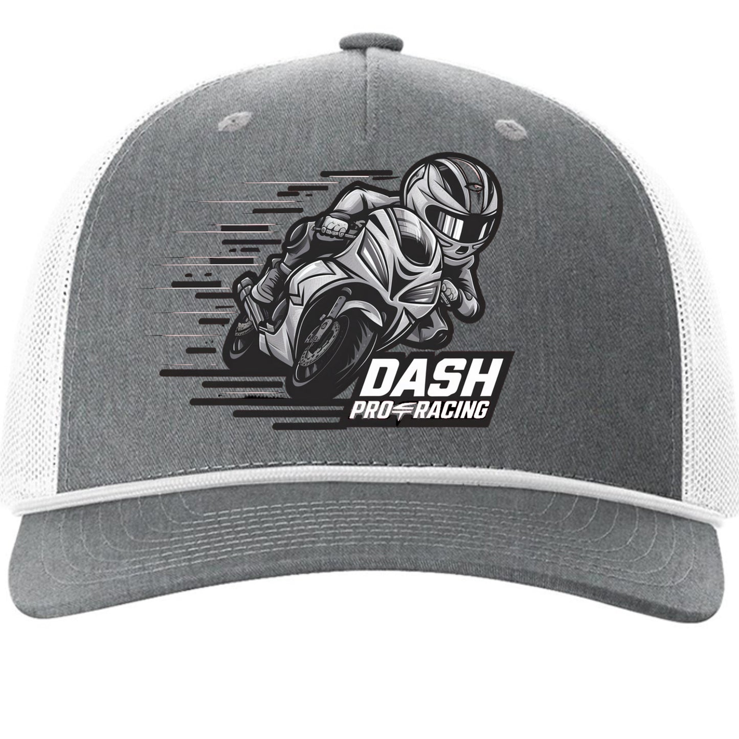 Heather Grey/ White - FRONT