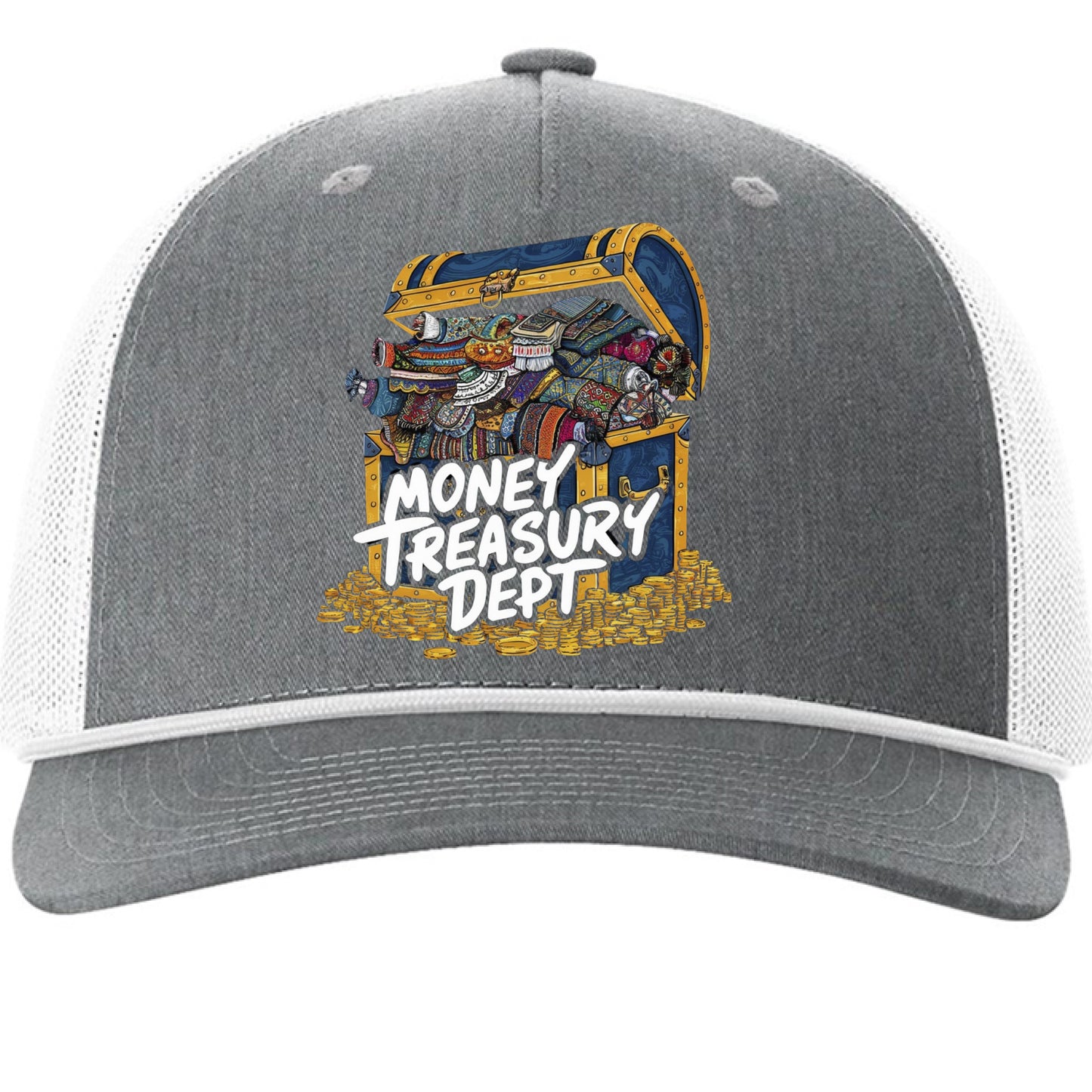 Heather Grey/ White - FRONT